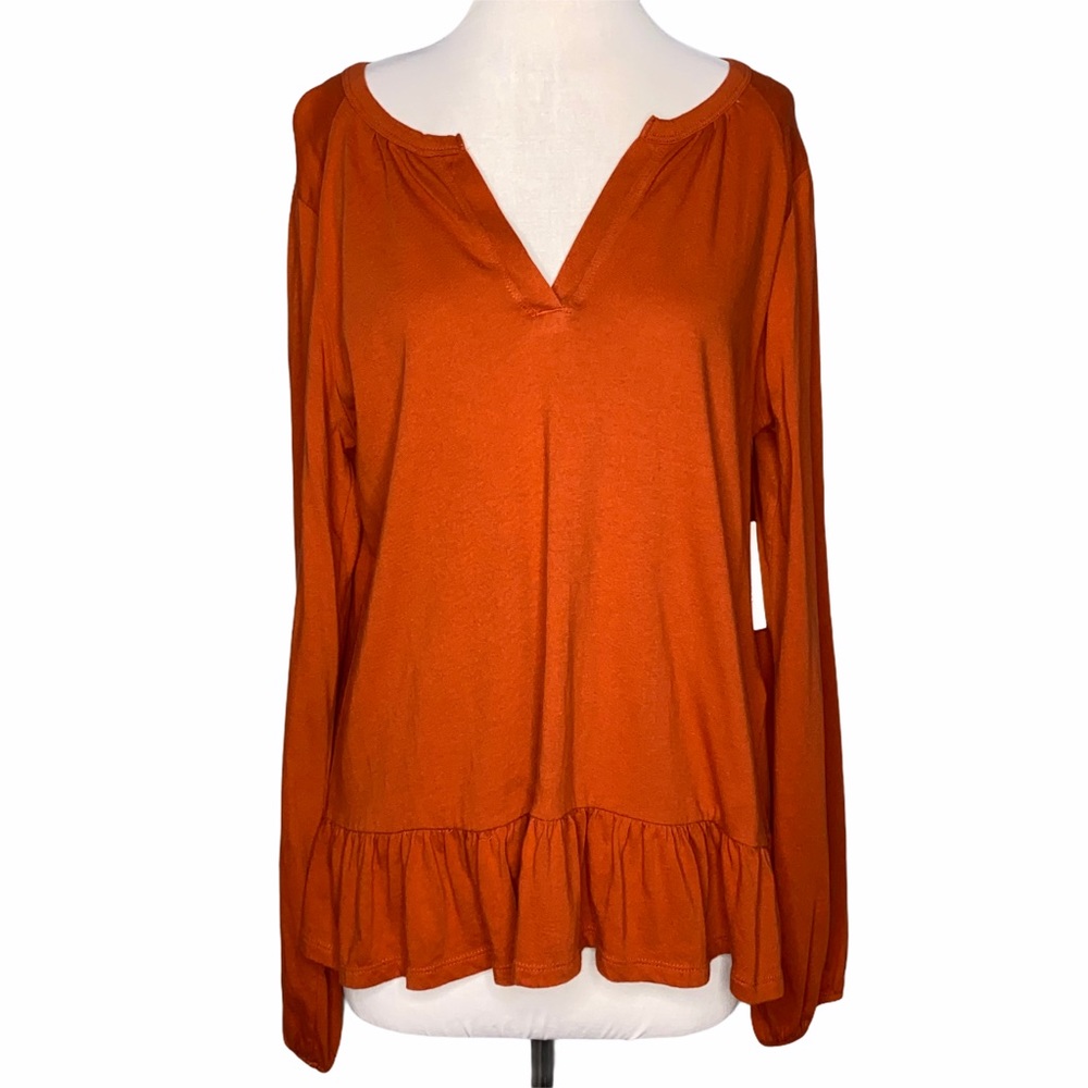 Anthropologie Maeve Long Sleeve Tee, S